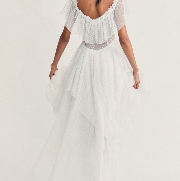 New Love Shack Fancy Noni Gown/Wedding/Formal - Picture 7 of 15